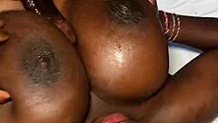 ebony girlfriend licks pussy until squirting orgasm