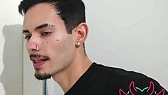 Caught friend licking wife's big tits in voyeur scene