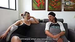 cousins fuck roughly in taboo quickie before parents arrive