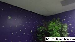 Romi Rain & Dani Share Lesbian Black-Light Fun With Big Tits