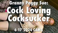 Granny Peggy Sue Cock Loving Cocksucker Sucking Deep