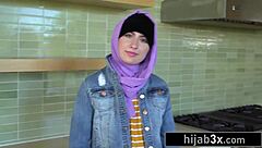 A sexy middle-eastern teen tries something new for the first time