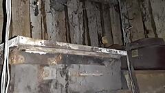 Village Girl Masturbates Intensely in Cold Barn