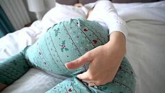 Step bro cums inside step sister's tight pussy