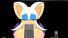 rouge interrupts shadow for a big cock suck in secret scene