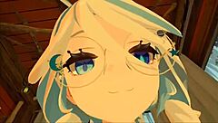 yukoshvr furina dominates goth with intense riding