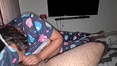 Pregnant stepsister lets me cum inside despite being knocked up