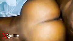 Ebony friend receives hardcore backshots from bbc boyfriend outdoors