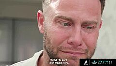 Wild Nuru Massage Therapist Overcomes Client's Fear with Intense Sex!