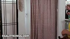 Kylie Rocket catches Scott spying, pulls him in for steamy fun