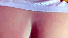 They Fuck My Big Ass in Mini Skirt with 20cm Dildo