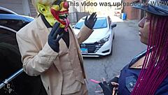 charlie nasty's big black cock choice in public