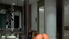 Naked Monika Fox Poses With Wet Mature Tits