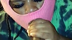 Curvy Brunette Blows Bubbles With Cum After Sucking Dick Good