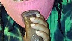 Curvy Brunette Blows Bubbles With Cum After Sucking Dick Good