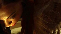 Wow, Look At The Busty Lesbian Slave Fingering Herself To Orgasm!