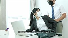 Manager seduces staff in office