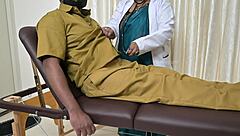 Lucky Taxi Driver Receives Handjob from Cute Doctor