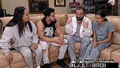 Cute baby Mia gets a portion of cum