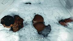 Cassiana Receives Hot Cum in Ass and Pussy