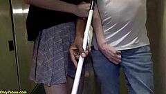 teen 18+ with big breasts gets rough anal! 😈