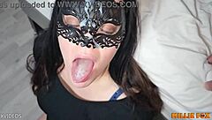 A mature woman records a simple verification video for the site