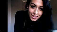 Unreal Perfect Tranny in Webcam Crossdressing Session