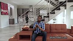 bbc between big boobies to fix her car!