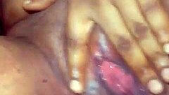 Her Pussy Spreads Wide with Big Clit