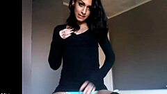 Unreal Perfect Tranny in Webcam Crossdressing Session