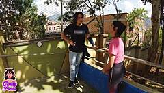 Submissive Petite Teen Blowjob Training Outside