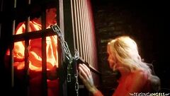 I watched a horny prisoner get to bang two naughty sluts