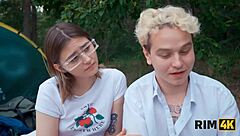Shy Couple's First Intense Anal Camping