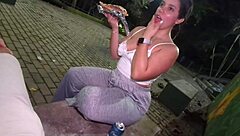 Colombian amateur looks innocent but screws like a pro at party