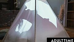 Lily Starfire Seduces Stepdaddy For Sneaky Fuck In Same Room As Oblivious Stepmom