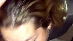 Blonde Goddess Sucks In Rainy Day