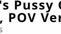 jackie banes gets pussy filled with cum in pov