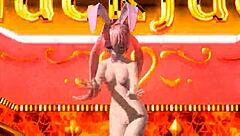 Is Megurine Luka nude in bunny costume?