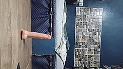 18 Year Old Girl Helps Stranger Cum in Bathroom