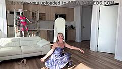 Pretty Homemade Party Fetish Shoes Blonde