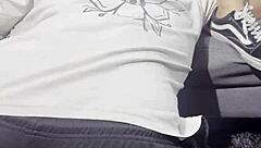 teen visits home after school for a chat