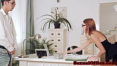 redhead officebabe susana melo banged closeup—damn hot! 🔥