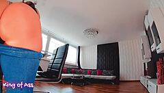 Unleash The Beast In Reverse Cowgirl Dildo Ride Extravaganza