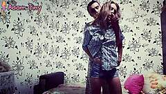 amateur wife teases before wild piledriver and cum splash