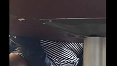 got caught filming wife's upskirt pussy