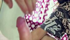 Stepsister helps stepbrother cum quickly