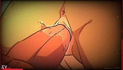 巧克力复活节兔子在古怪卡通乐趣中