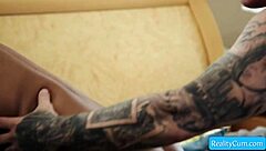 Stunning Black Beauty Sucks White Dick Like A Pro