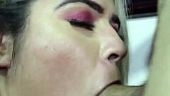 latina victoria dias with big ass takes blowjob, doggystyle, bent over, cumshot