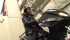 hot japanese babe shino tanaka gets her pussy pounded and creampied after wild blowjob.